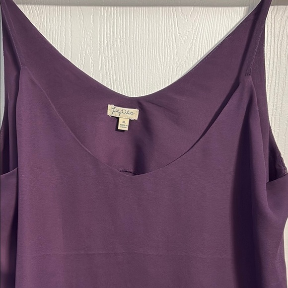 Lily White Deep Plum Camisole Top - Picture 2 of 4